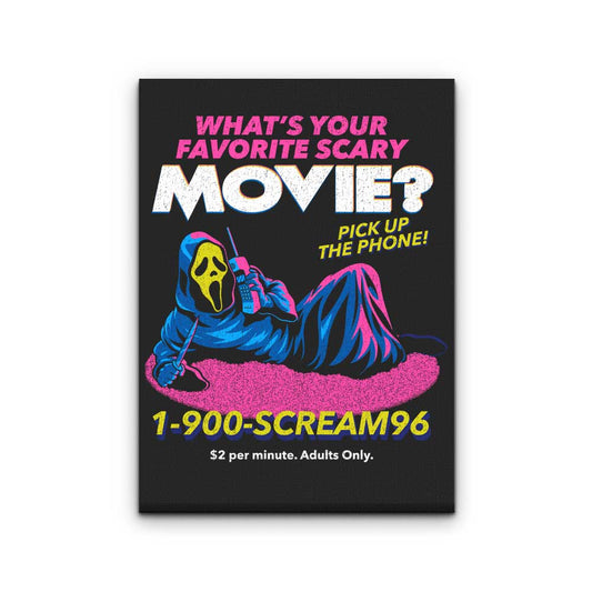 1-900 Scream - Canvas Print