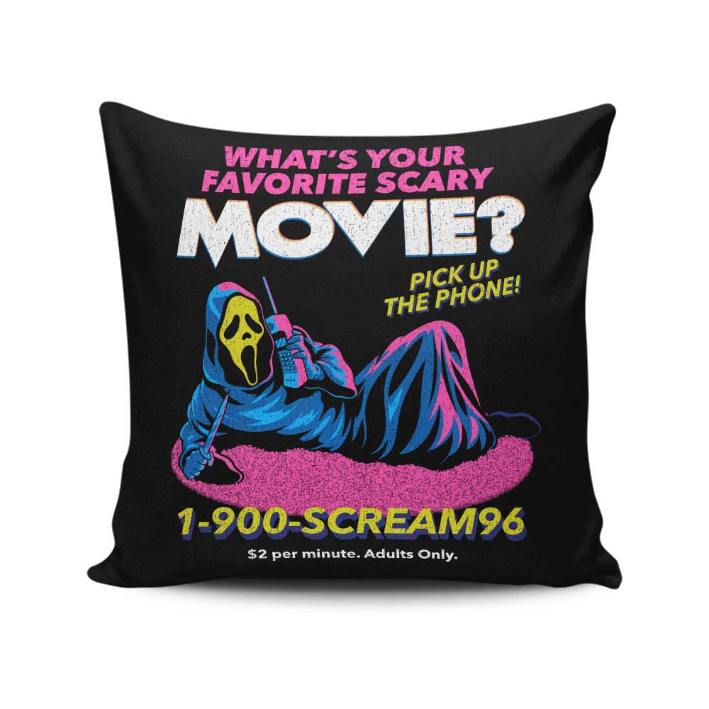 1-900 Scream - Throw Pillow