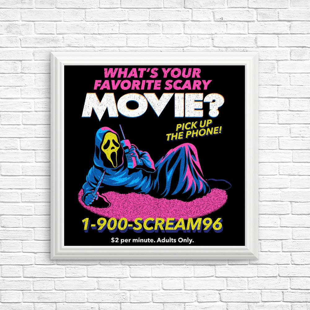 1-900 Scream - Posters & Prints