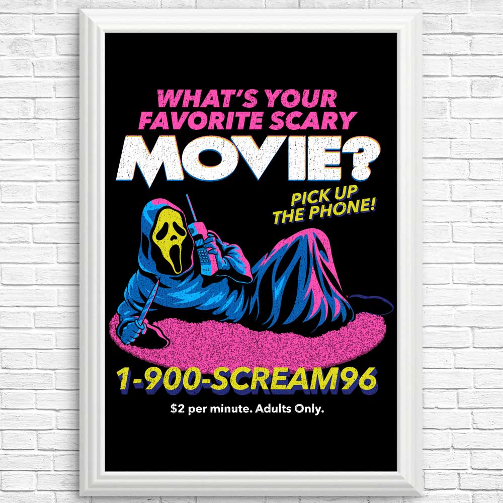 1-900 Scream - Posters & Prints