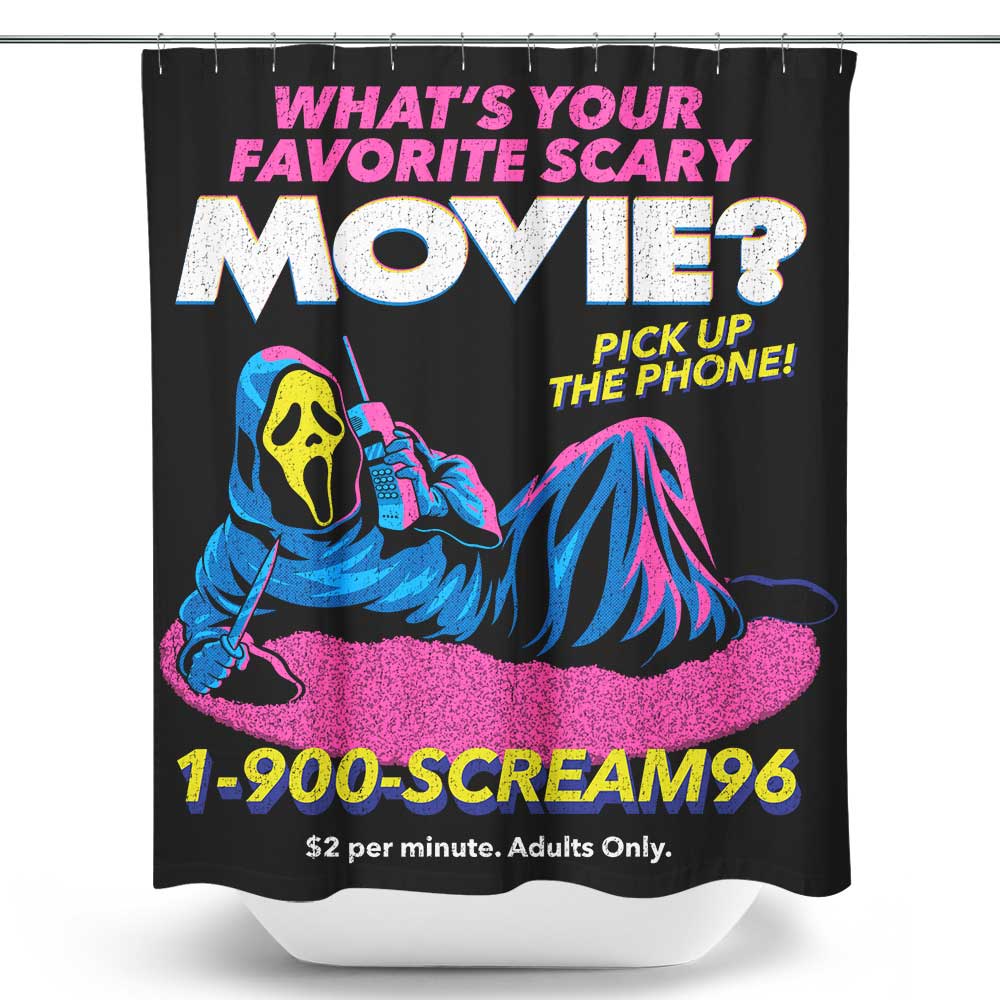 1-900 Scream - Shower Curtain