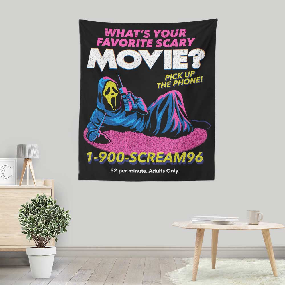 1-900 Scream - Wall Tapestry