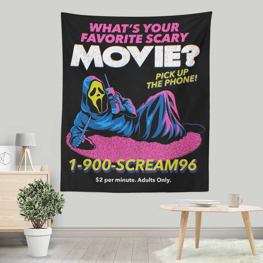 1-900 Scream - Wall Tapestry