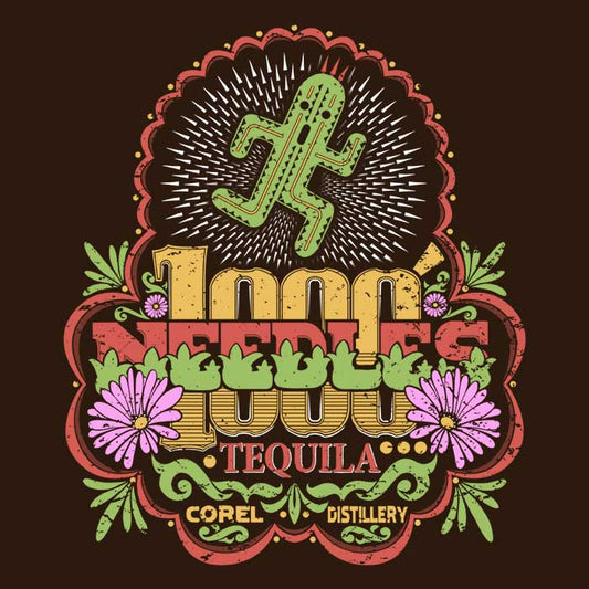 1000 Needles Tequila - Shower Curtain