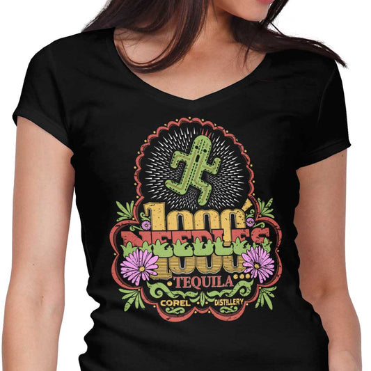 1000 Needles Tequila - Women's V-Neck