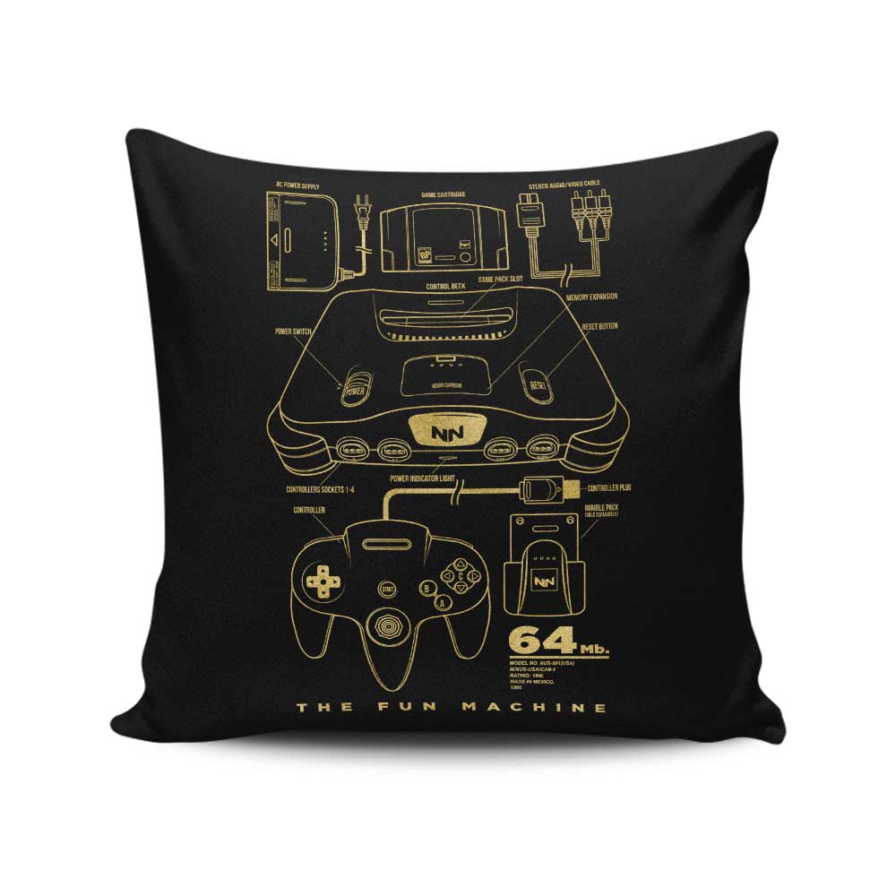 64-Bit - Throw Pillow