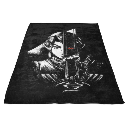 A Hero's Dark Reflection - Fleece Blanket