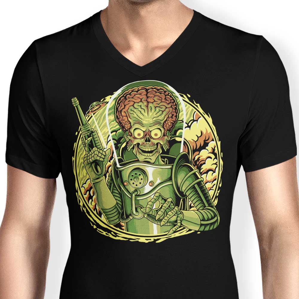 Ack, Ack Attack - Men's V-Neck