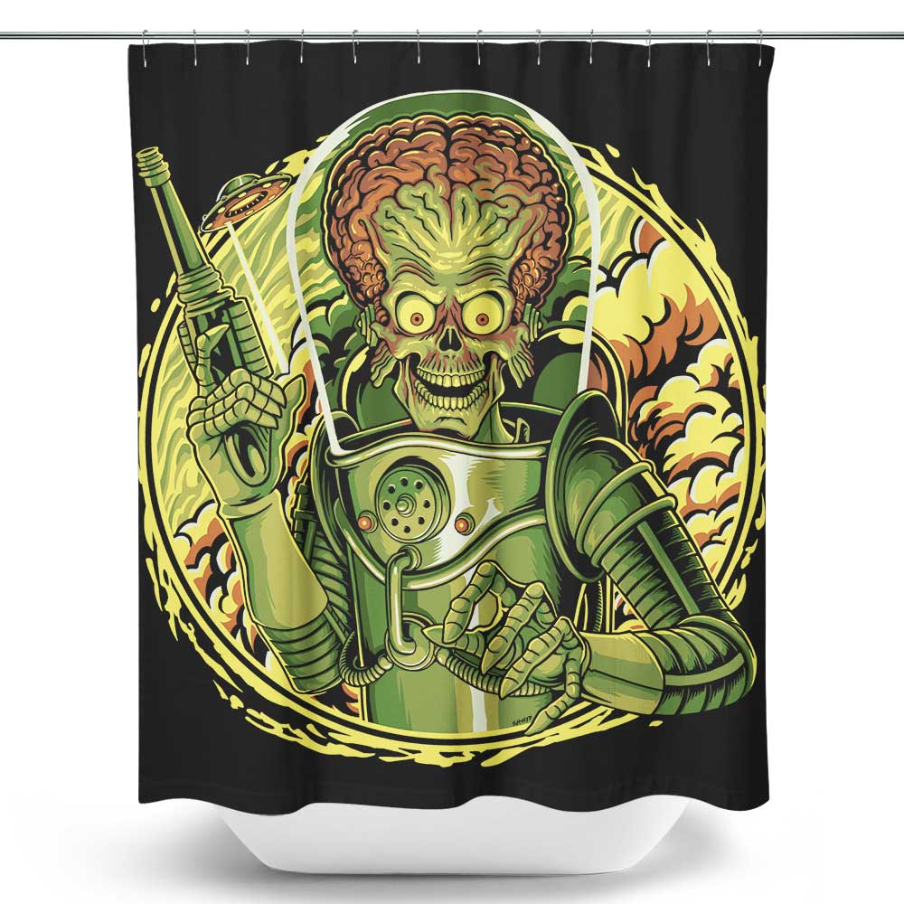 Ack, Ack Attack - Shower Curtain