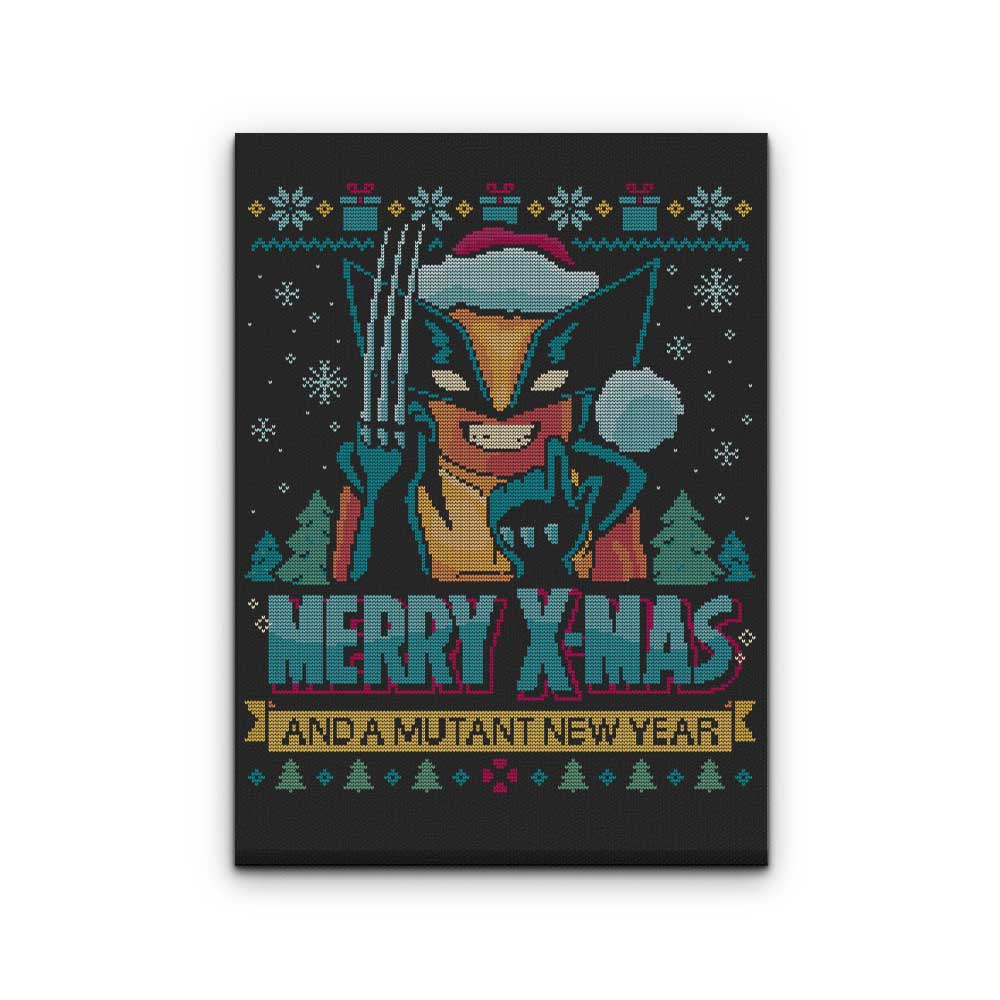 Adamantium Xmas - Canvas Print