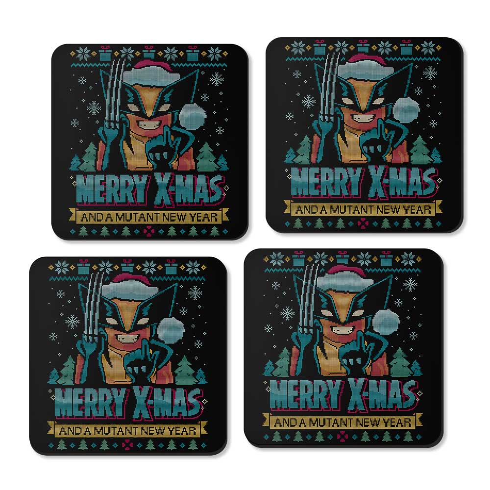 Adamantium Xmas - Coasters