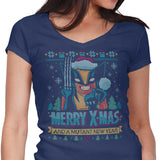 Adamantium Xmas - Women's V-Neck