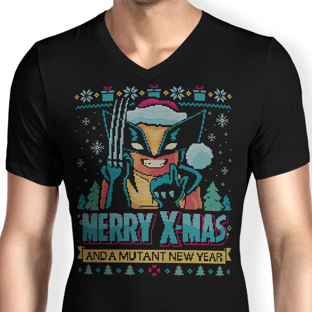 Adamantium Xmas - Men's V-Neck