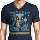 Adamantium Xmas - Men's V-Neck