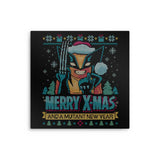 Adamantium Xmas - Metal Print