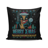 Adamantium Xmas - Throw Pillow