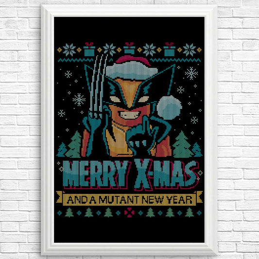 Adamantium Xmas - Posters & Prints