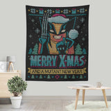 Adamantium Xmas - Wall Tapestry