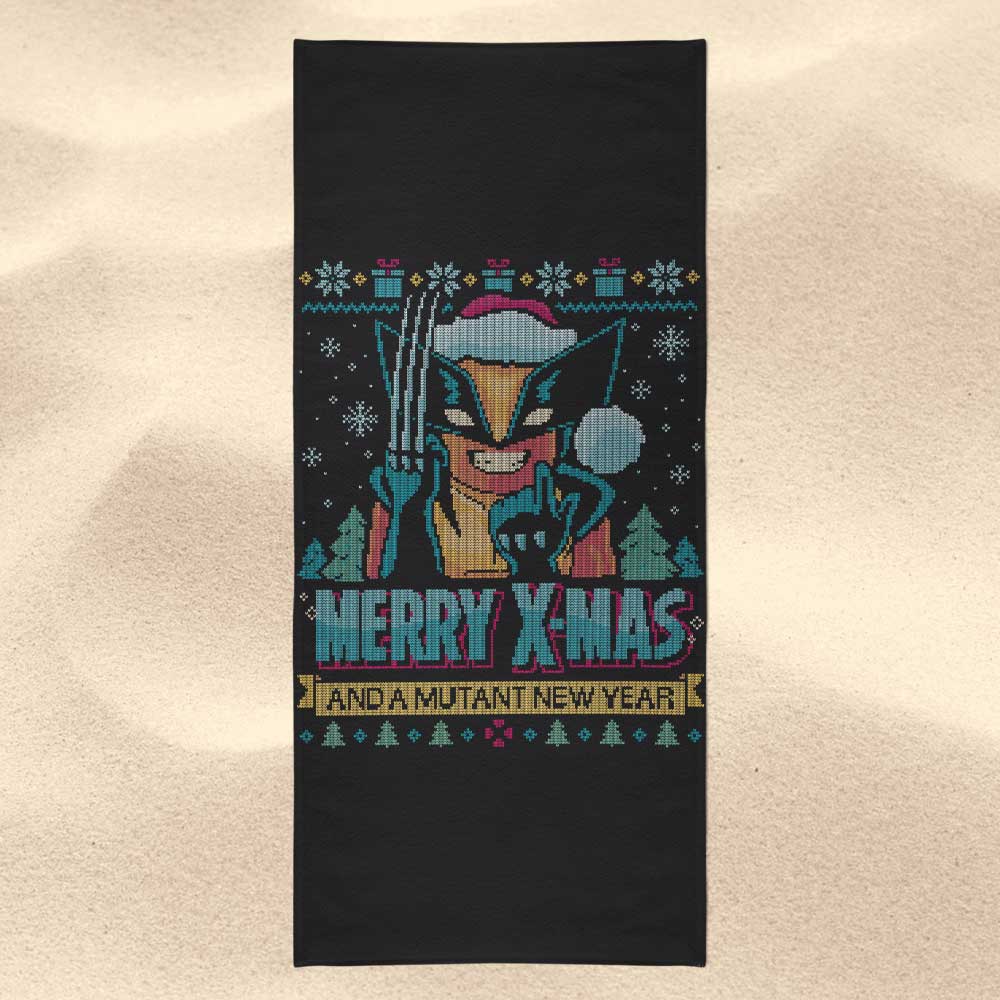 Adamantium Xmas - Towel