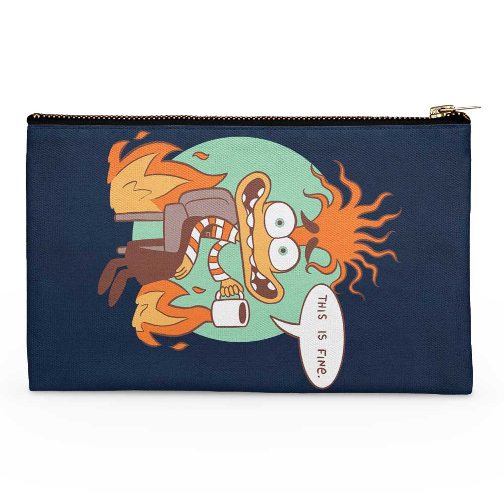 Anxiety is Fine - Accessory Pouch