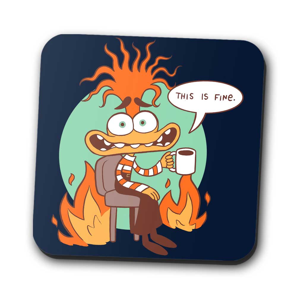 Anxiety is Fine - Coasters