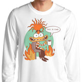 Anxiety is Fine - Long Sleeve T-Shirt