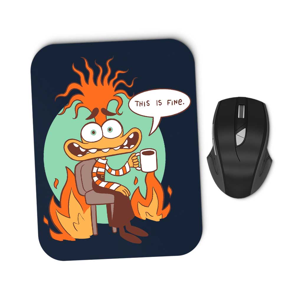 Anxiety is Fine - Mousepad