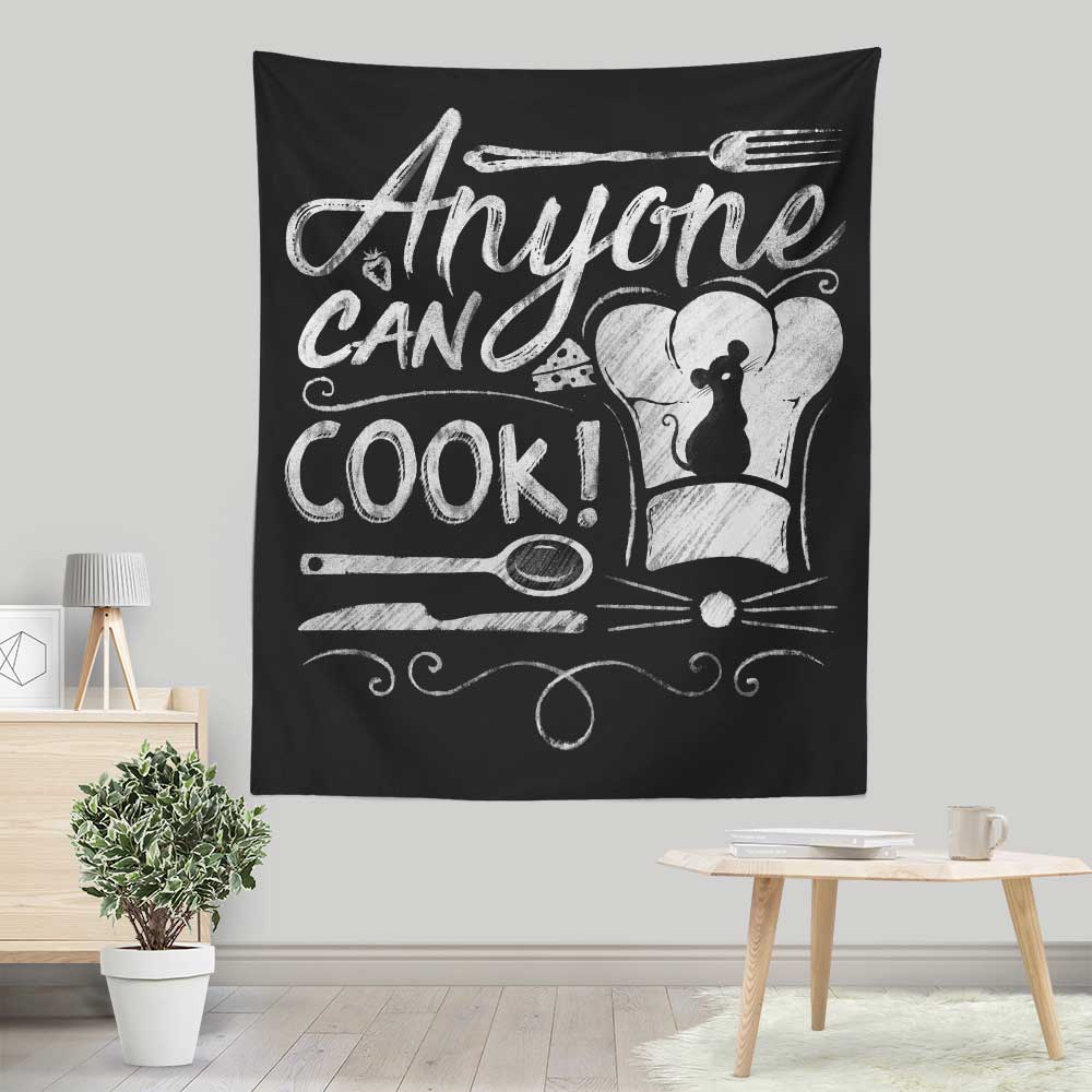 Anyone Can Cook - Wall Tapestry