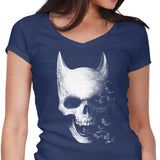 Bat Skull - Women's V-Neck