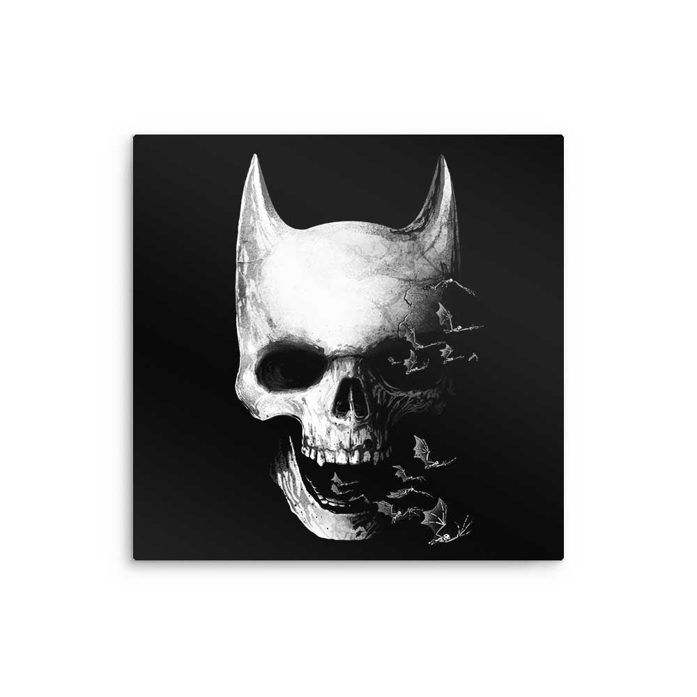 Bat Skull - Metal Print