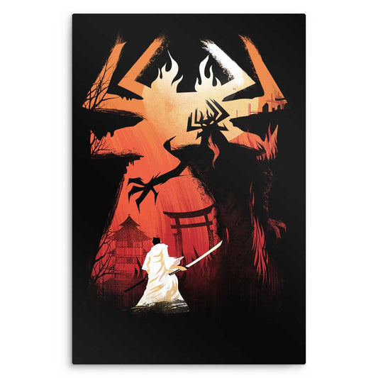 Battle the Darkness - Metal Print