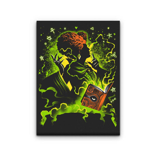 Black Magic Witch - Canvas Print