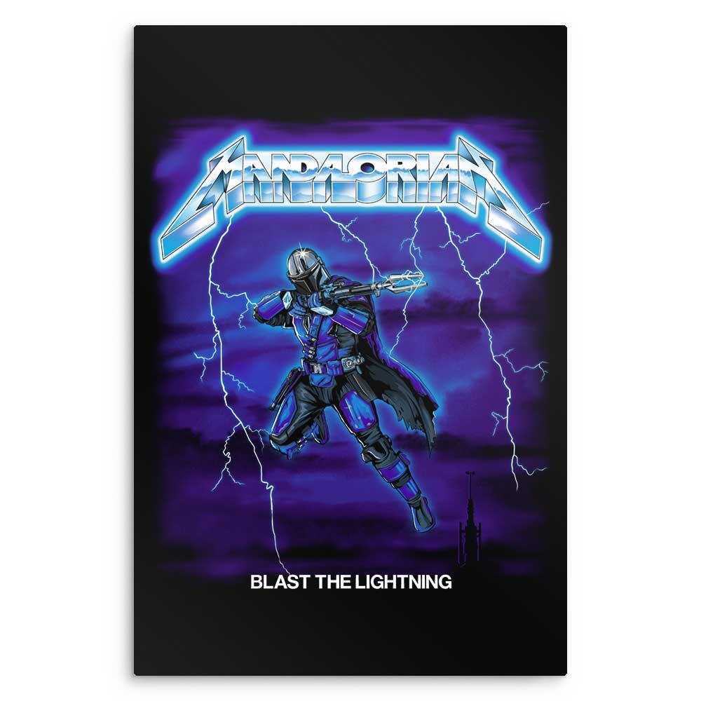 Blast the Lightning - Metal Print