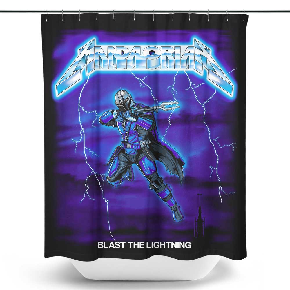 Blast the Lightning - Shower Curtain