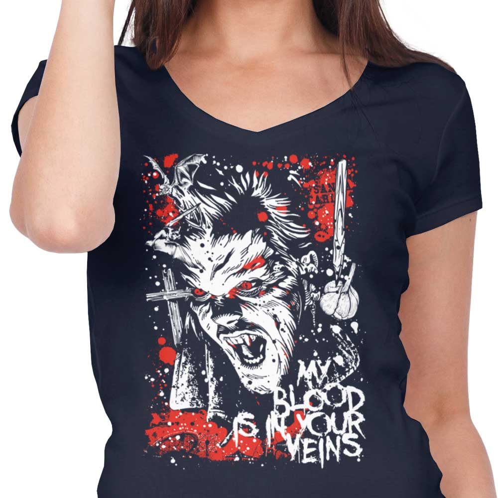 Blood in Your Veins - Women's V-Neck