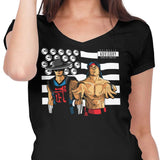 Bombs Over Outworld - Women's V-Neck