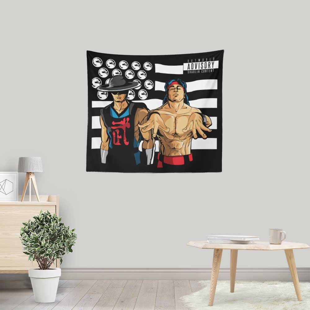 Bombs Over Outworld - Wall Tapestry