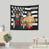 Bombs Over Outworld - Wall Tapestry