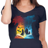 Book of Fire and Ice - Women's V-Neck