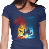 Book of Fire and Ice - Women's V-Neck