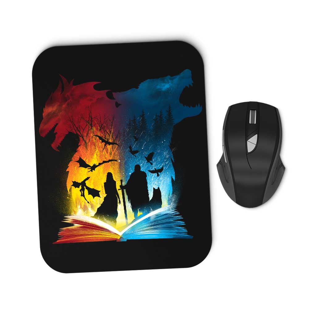 Book of Fire and Ice - Mousepad