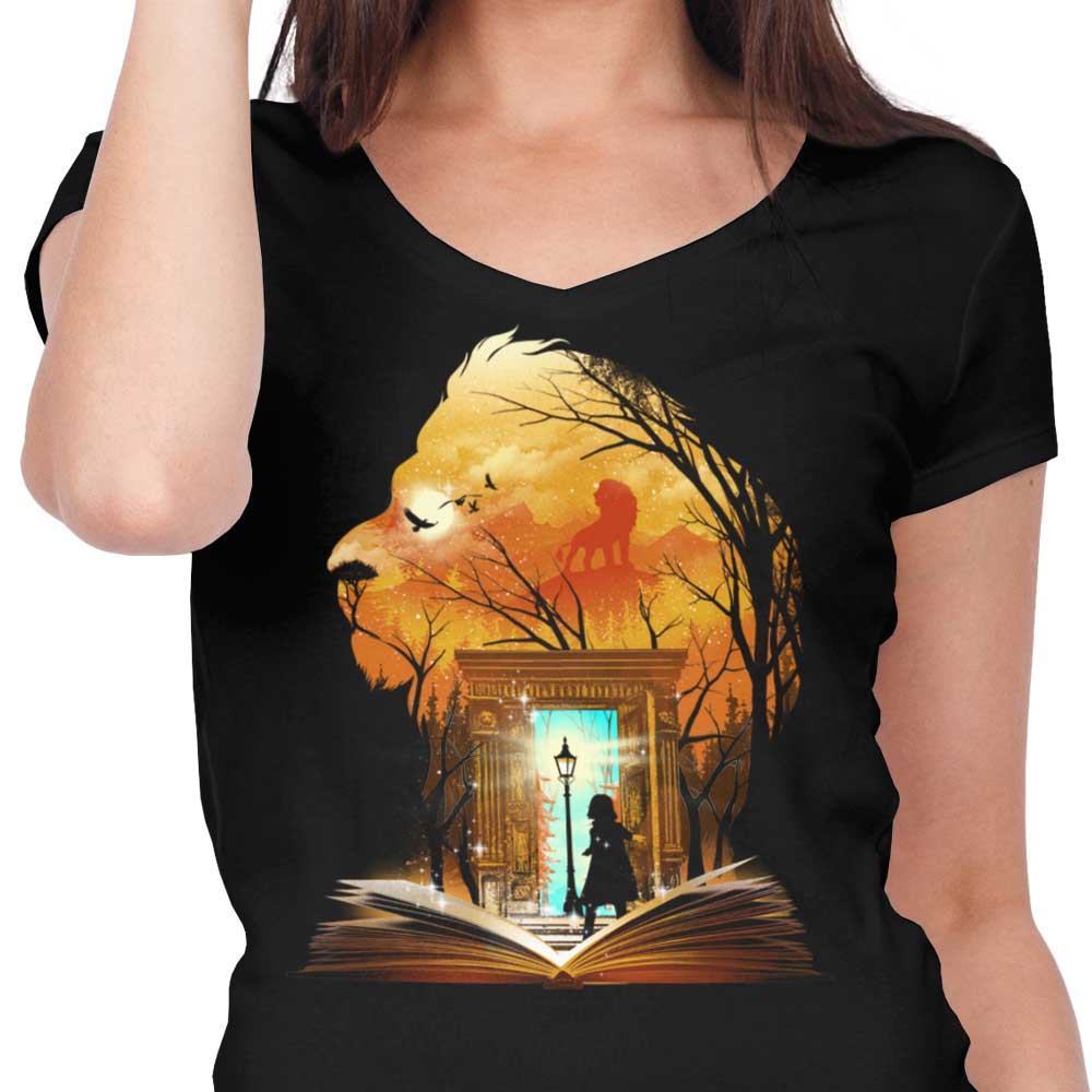 Book of Lions and Witches - Women's V-Neck