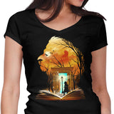 Book of Lions and Witches - Women's V-Neck