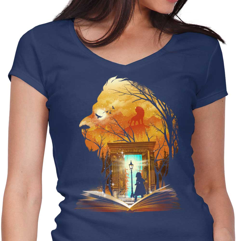 Book of Lions and Witches - Women's V-Neck