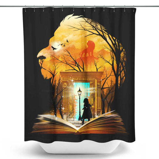 Book of Lions and Witches - Shower Curtain