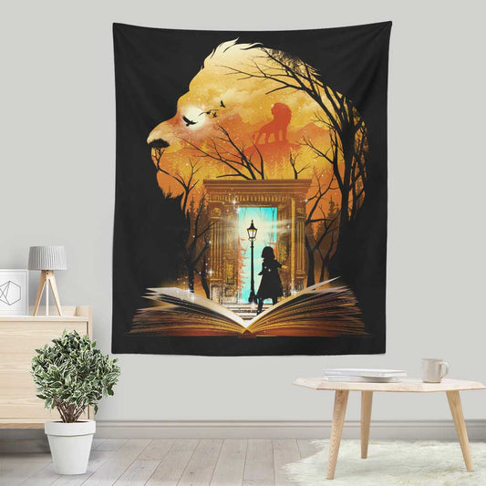 Book of Lions and Witches - Wall Tapestry