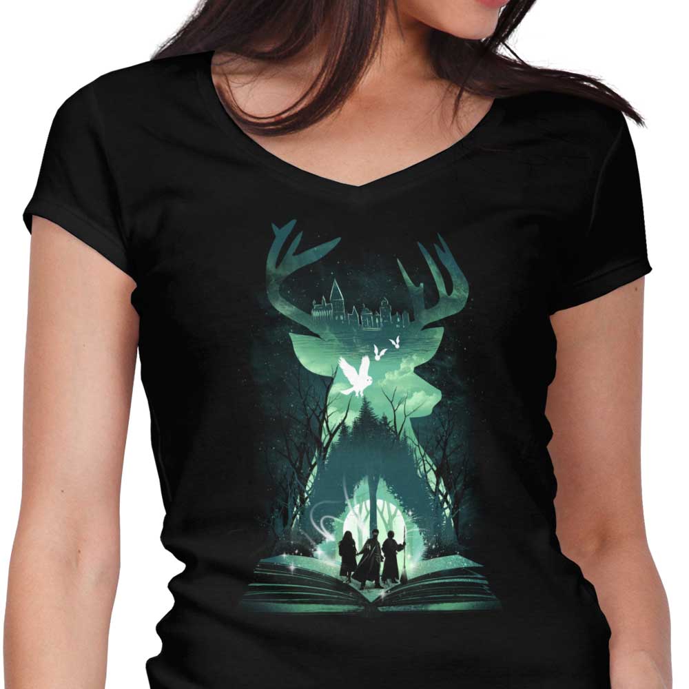 Book of Witchcraft and Wizardry - Women's V-Neck