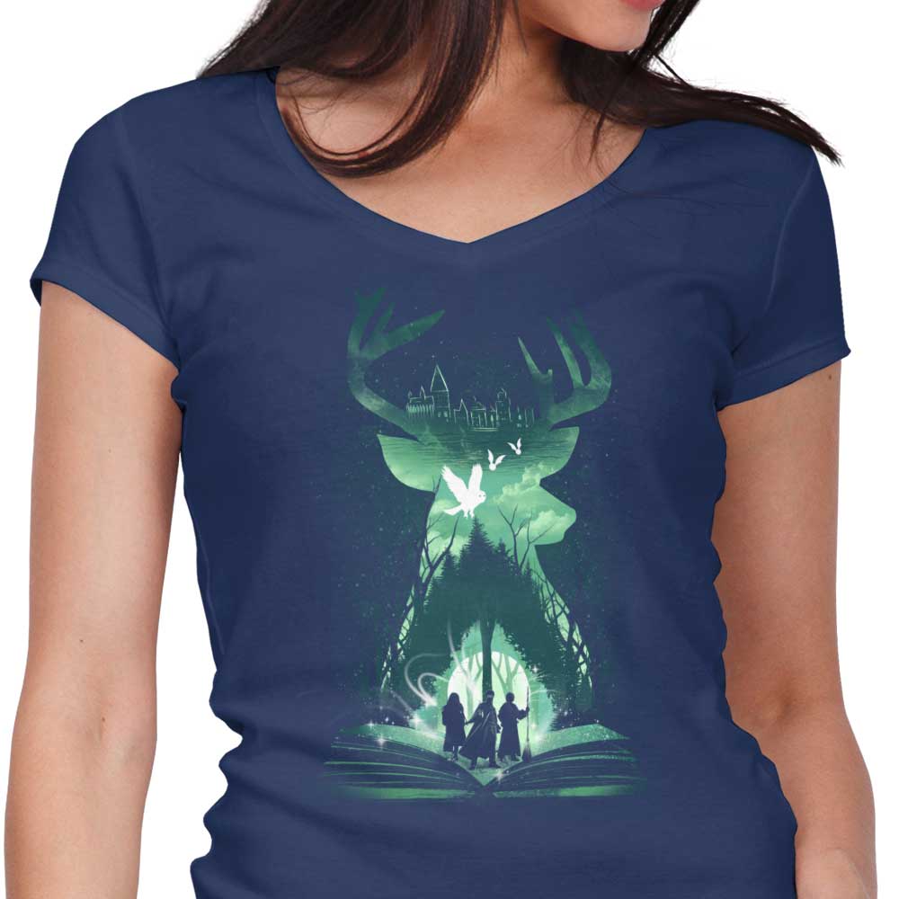 Book of Witchcraft and Wizardry - Women's V-Neck