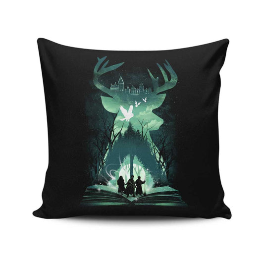 Book of Witchcraft and Wizardry - Throw Pillow