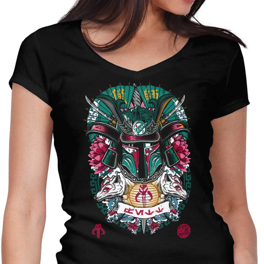 Bounty Hunter Samurai - Women's V-Neck